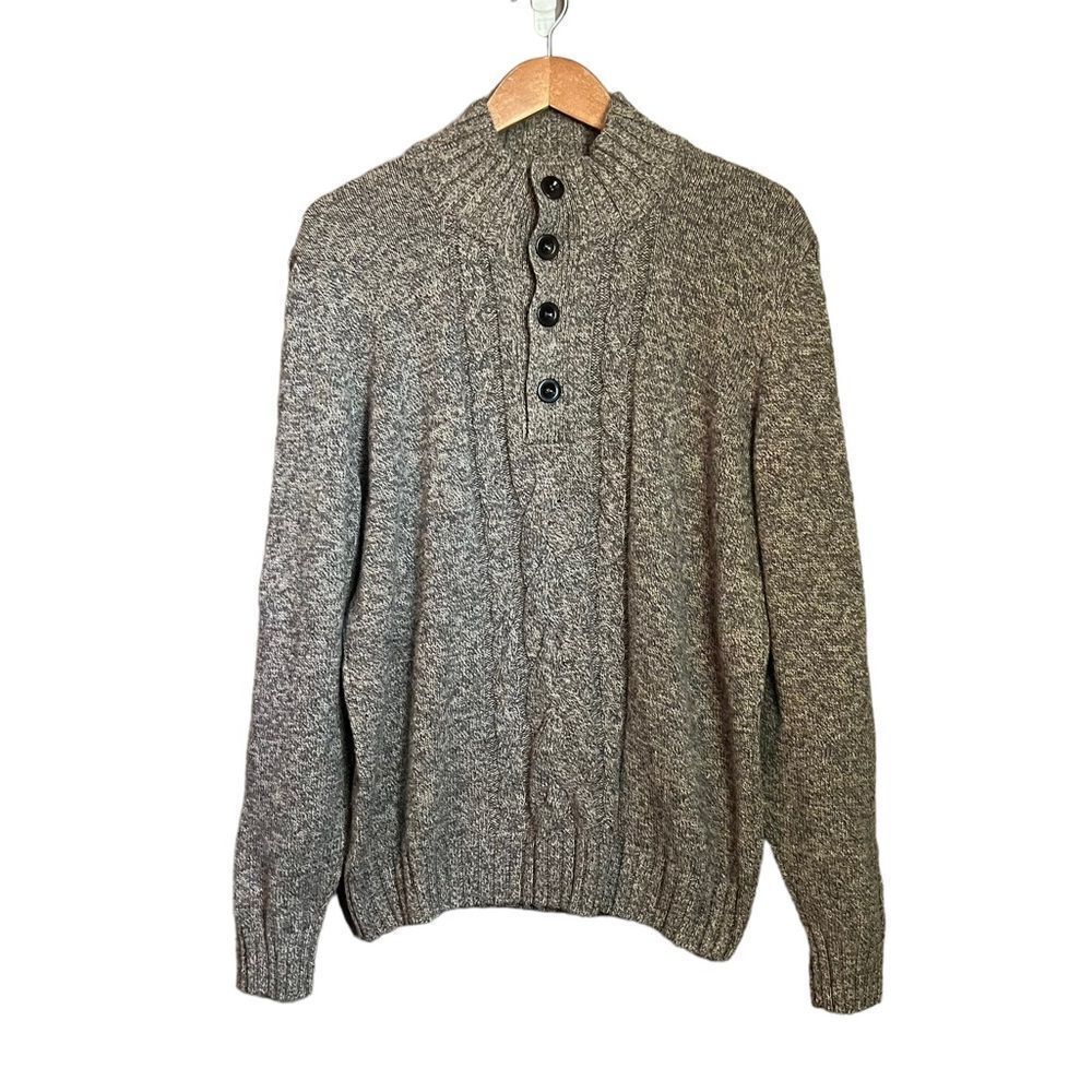 Maerz light brown alpaca & wool  blend sweater‎